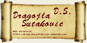 Dragojla Šutaković vizit kartica